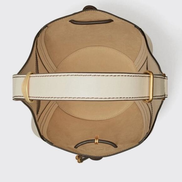 Tory Burch Spaghetti Strap Hobo Bag – Cement, One Size - Picture 2 of 3